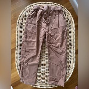 Zara boys pants size 4-5 brown. Like new